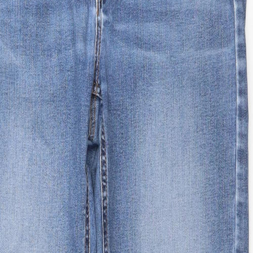 Marks and Spencer Womens Blue  Denim Straight Jeans Size 12 L27 in