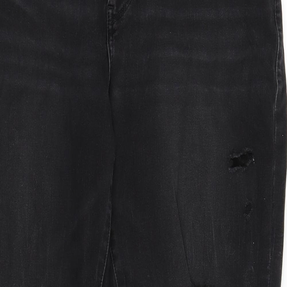 Signature by Levi Strauss & Co. Womens Black  Denim Skinny Jeans Size 18 L28 in