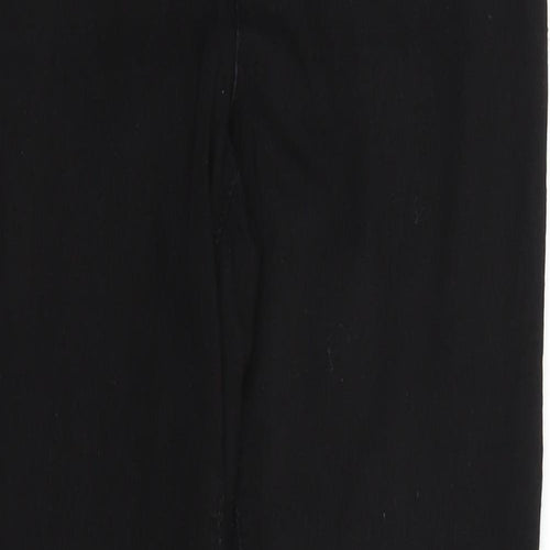 Denim & Co. Womens Black  Denim Straight Jeans Size 12 L25 in