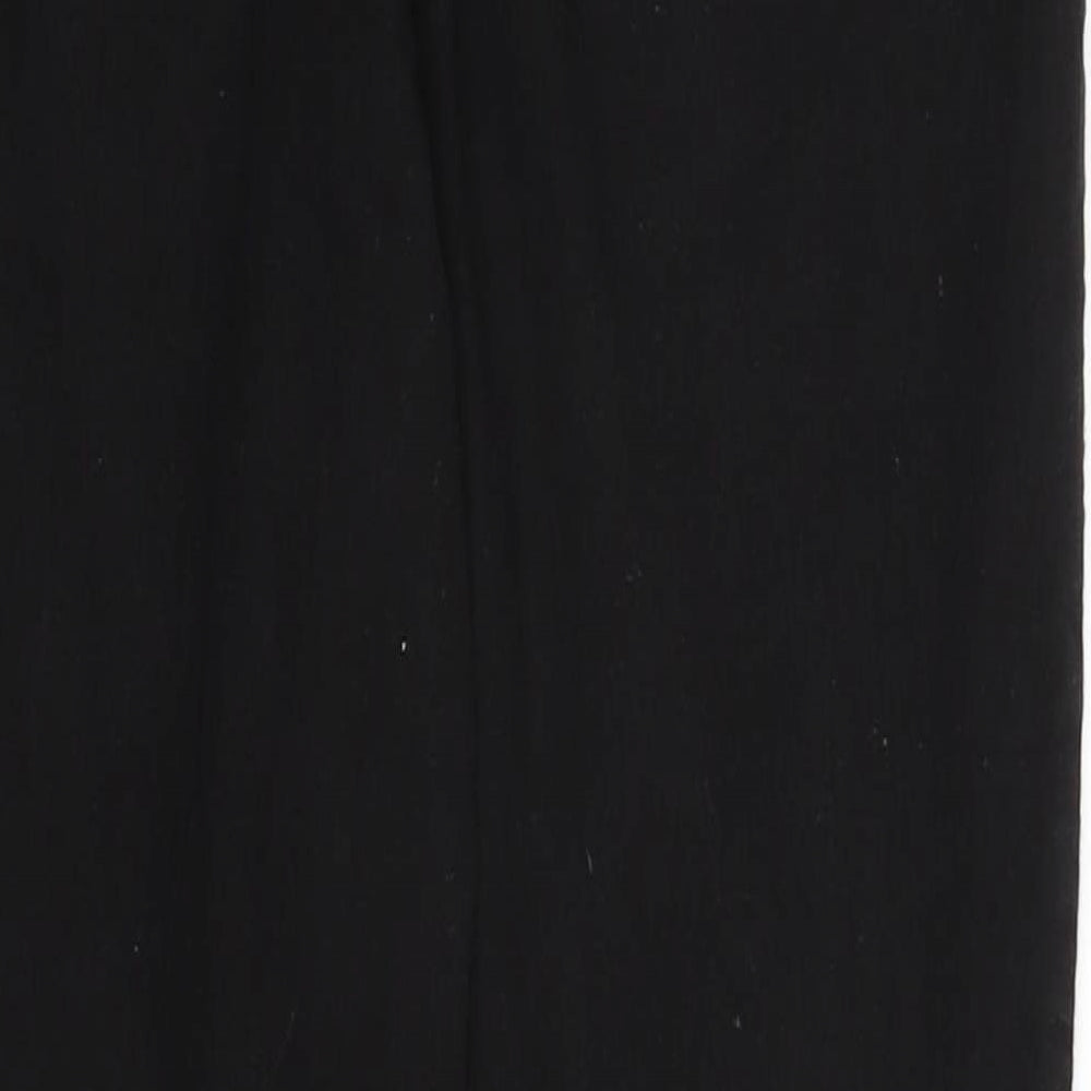 Denim & Co. Womens Black  Denim Straight Jeans Size 12 L25 in