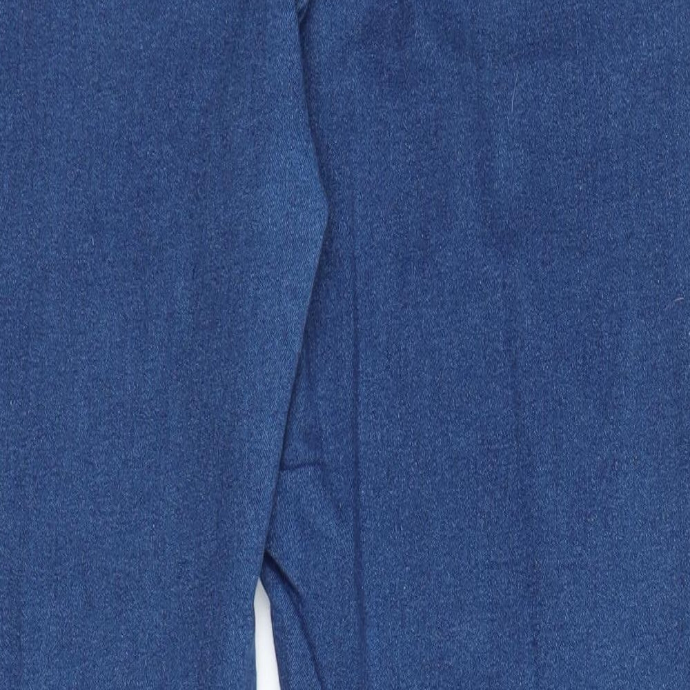 Pep & Co Womens Blue  Denim Straight Jeans Size 16 L27 in