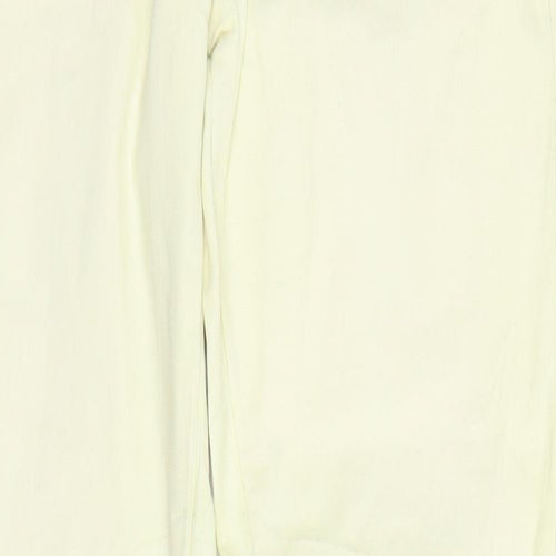 ESMARA Womens Yellow  Denim Straight Jeans Size 10 L29 in