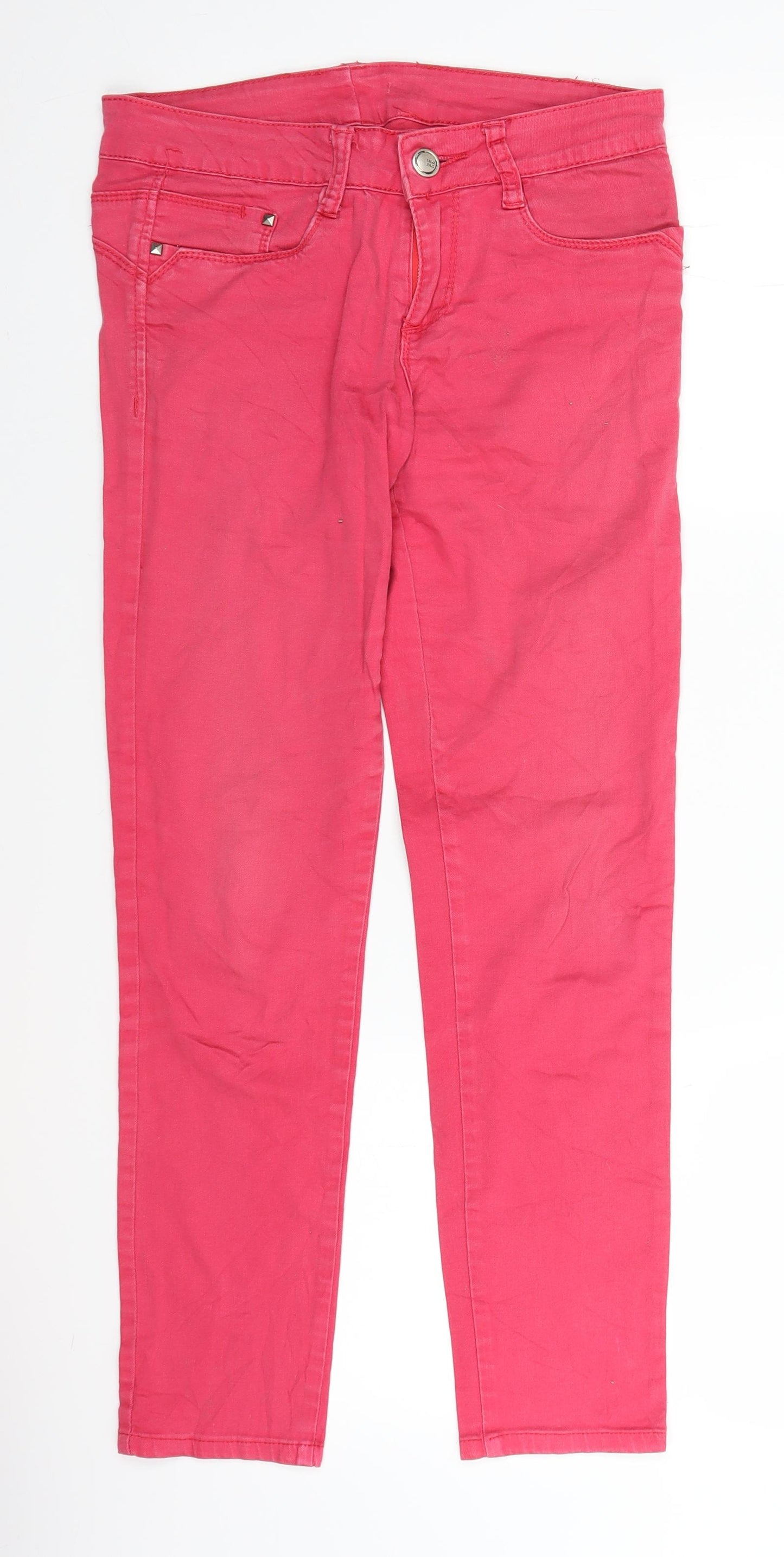 Jeans Womens Pink  Denim Straight Jeans Size 29 in L27 in