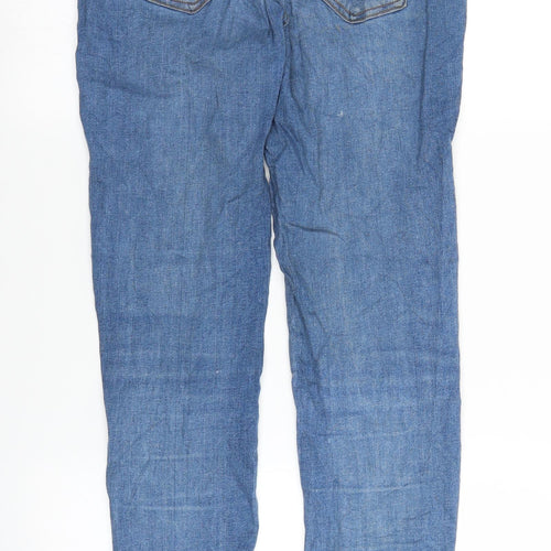 Molly Womens Blue  Denim Straight Jeans Size L L28 in