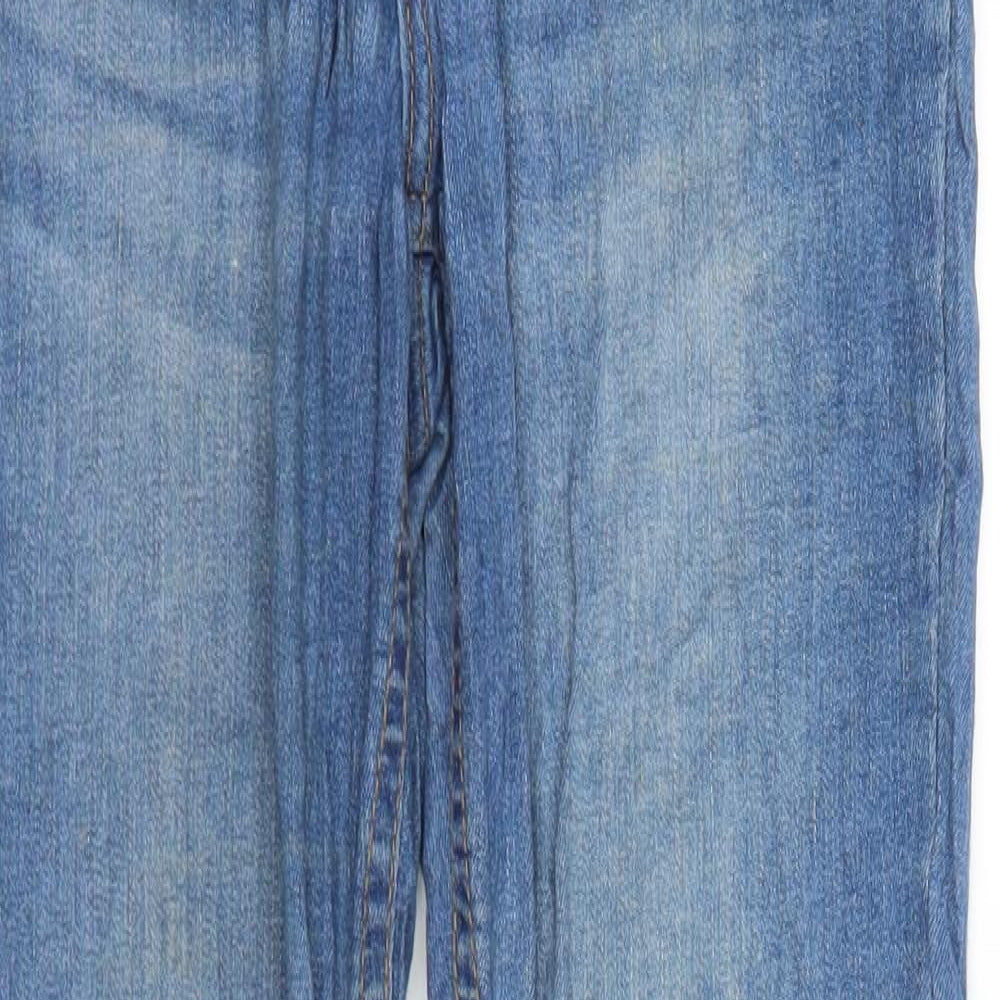 Molly Womens Blue  Denim Straight Jeans Size L L28 in
