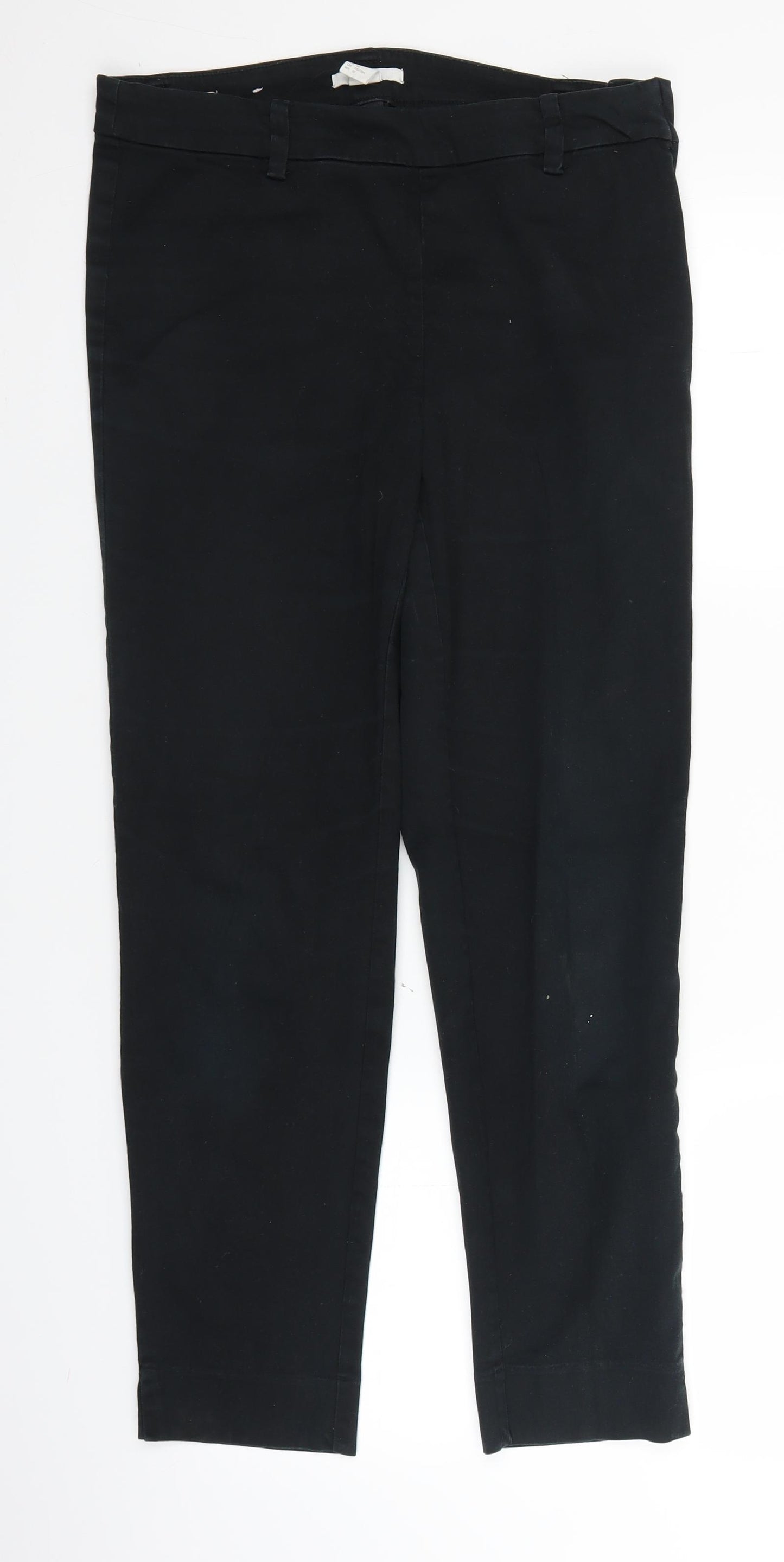 H&M Womens Beige   Trousers  Size 12 L25 in