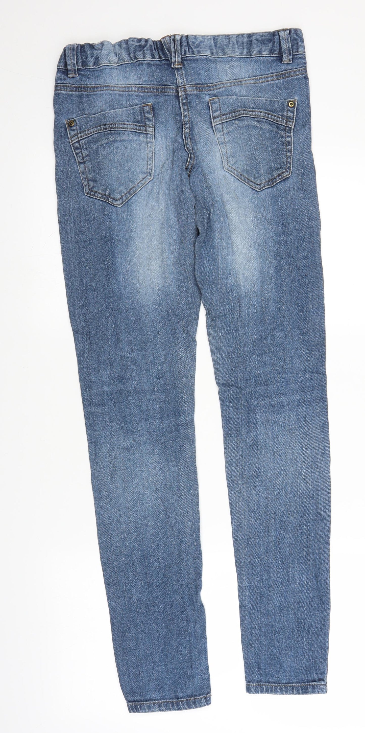 Casual Womens Blue  Denim Straight Jeans Size 30 in L30 in