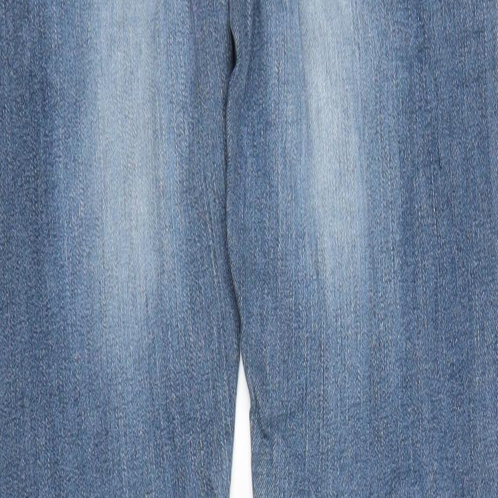 Casual Womens Blue  Denim Straight Jeans Size 30 in L30 in