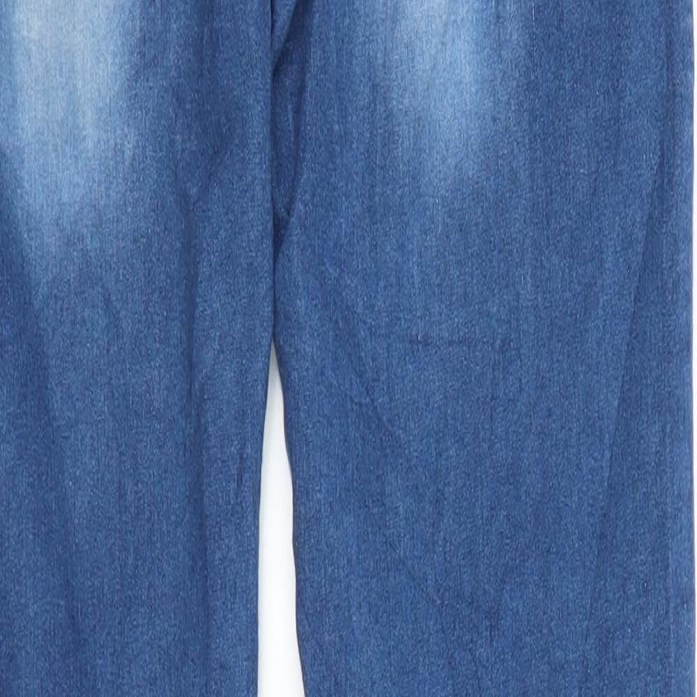Sinsay Womens Blue  Denim Straight Jeans Size 8 L30 in