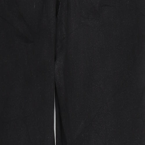 H&M Womens Black  Denim Straight Jeans Size 12 L29 in - highrib