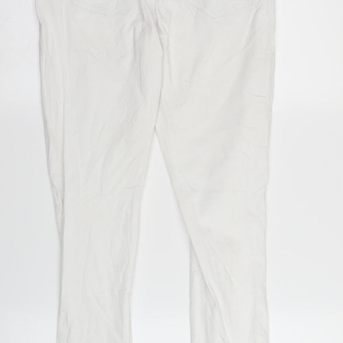 Goodies Womens White  Denim Straight Jeans Size 10 L27 in