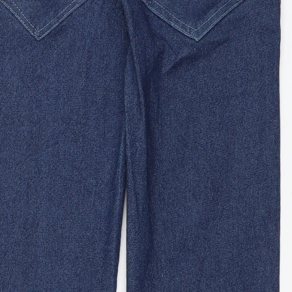 Preworn Womens Black  Denim Trousers  Size 28 in L27 in