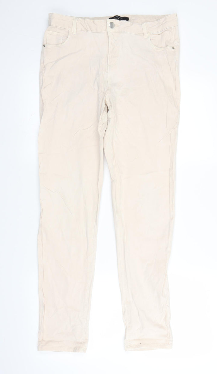 Green paint Womens Pink  Denim Straight Jeans Size 10 L29 in