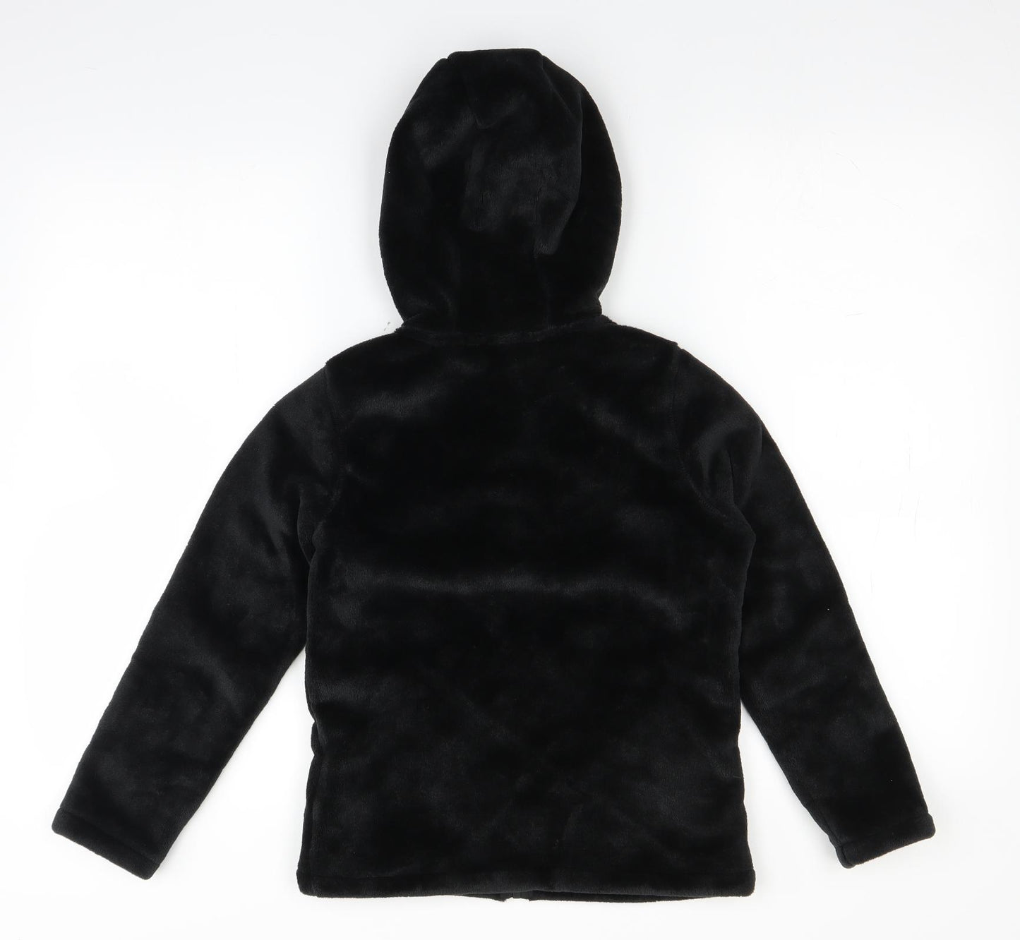Lands' End Girls Black   Jacket  Size 7-8 Years