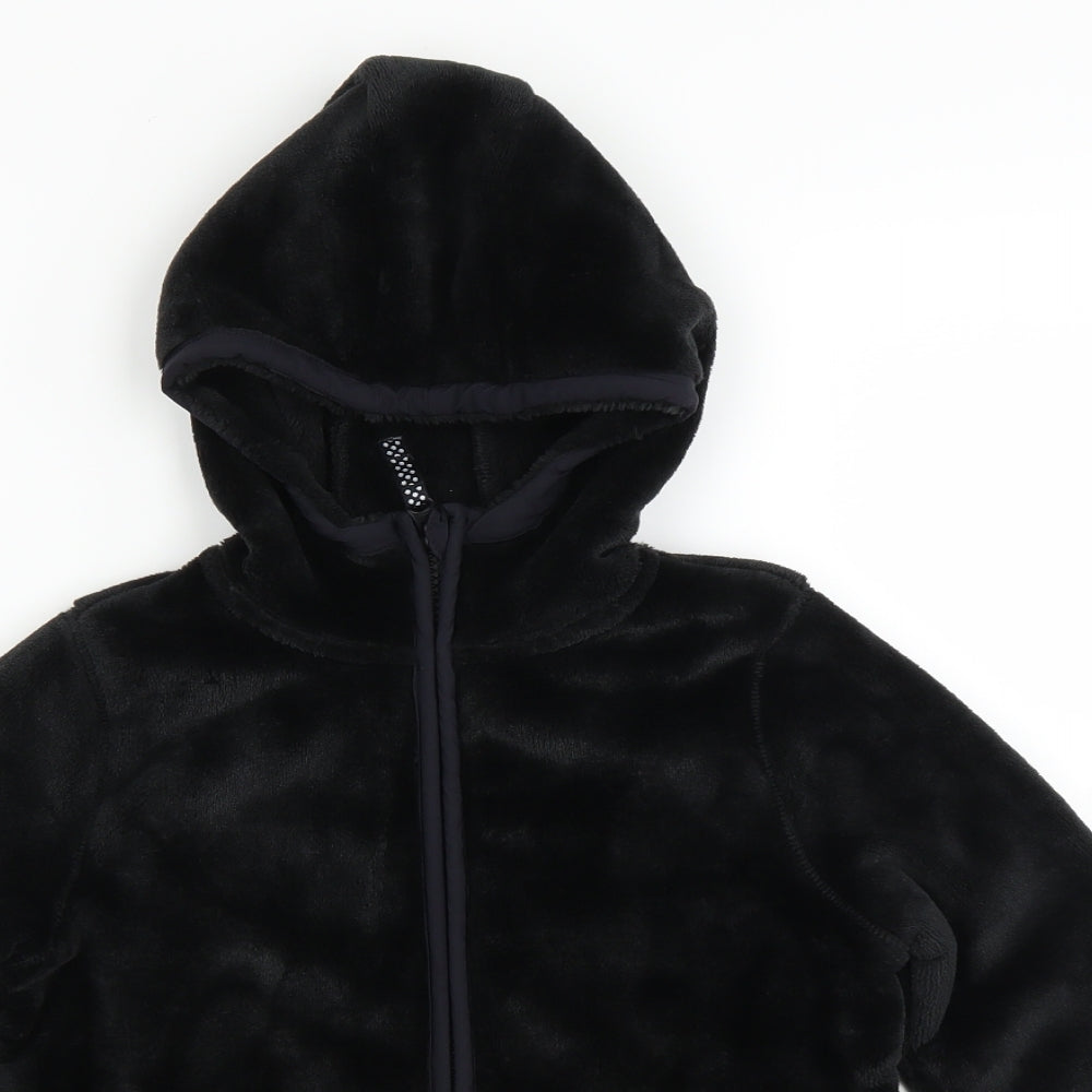 Lands' End Girls Black   Jacket  Size 7-8 Years