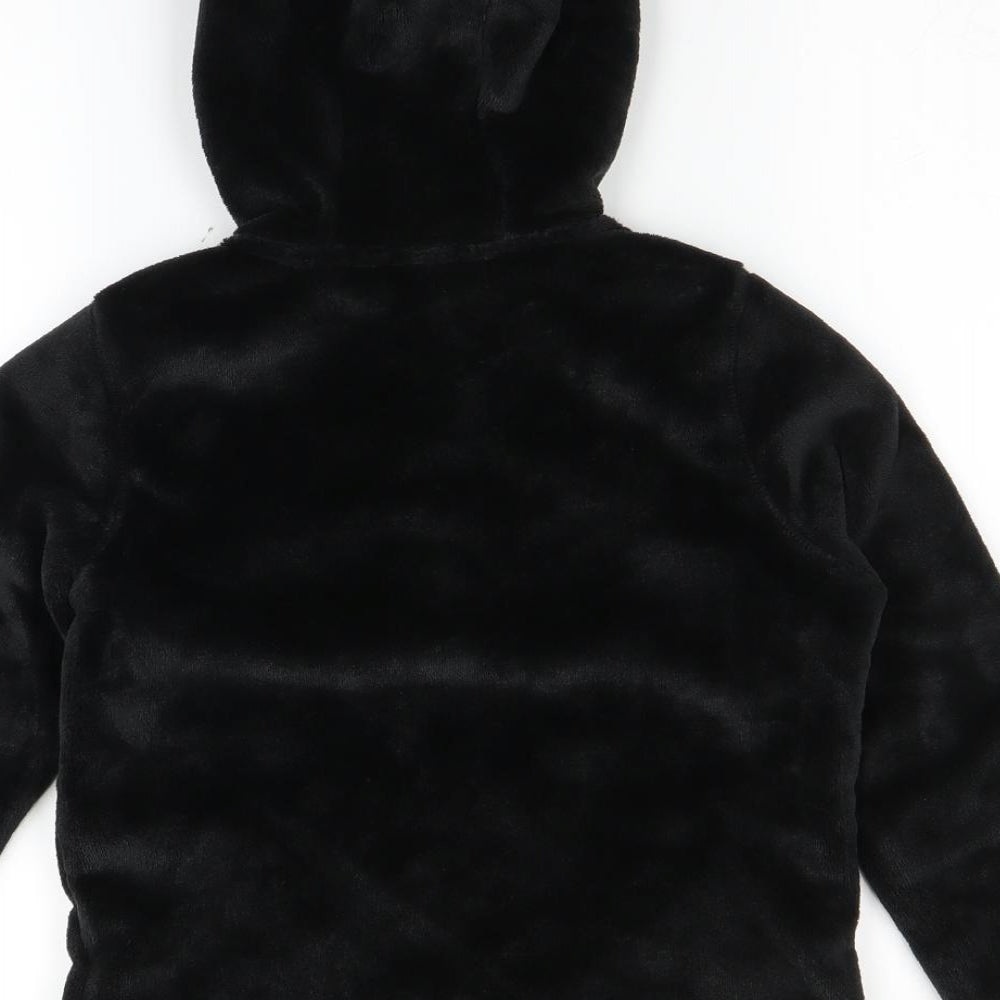 Lands' End Girls Black   Jacket  Size 7-8 Years
