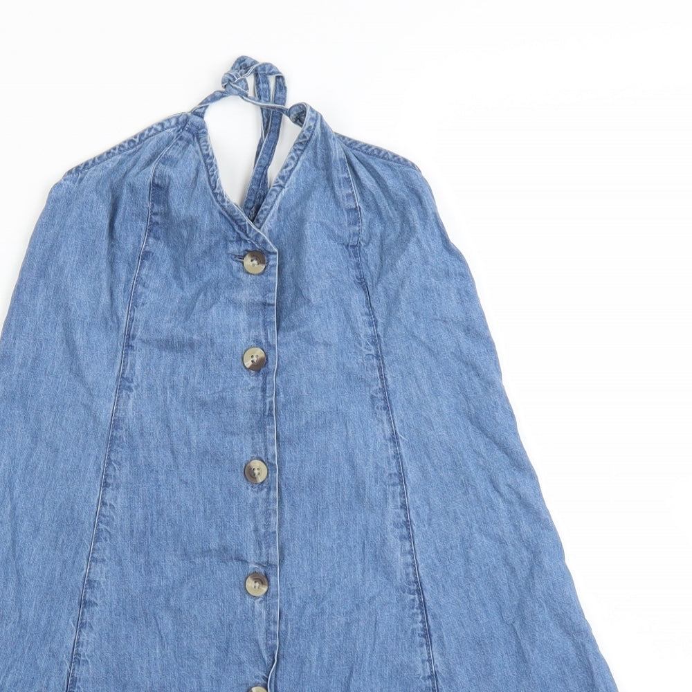 ASOS Womens Blue   Basic Blouse Size 4