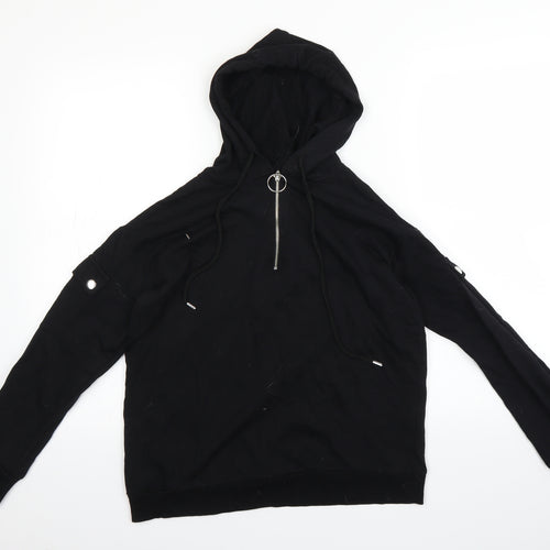 Select Womens Black   Pullover Hoodie Size 8