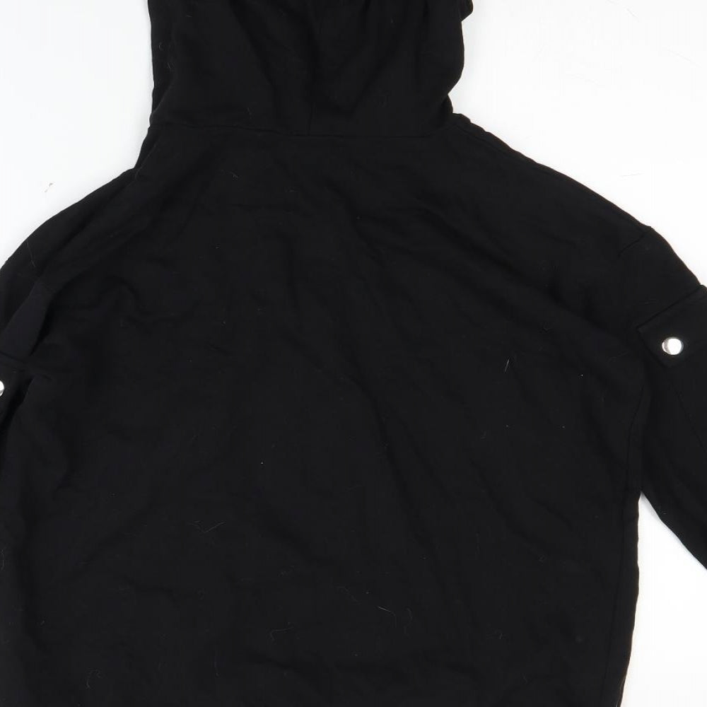 Select Womens Black   Pullover Hoodie Size 8