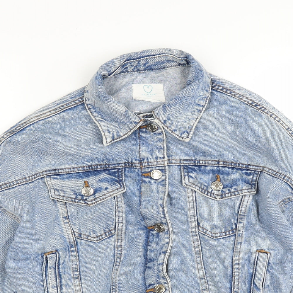 Primark Womens Blue  Denim Jacket  Size 4