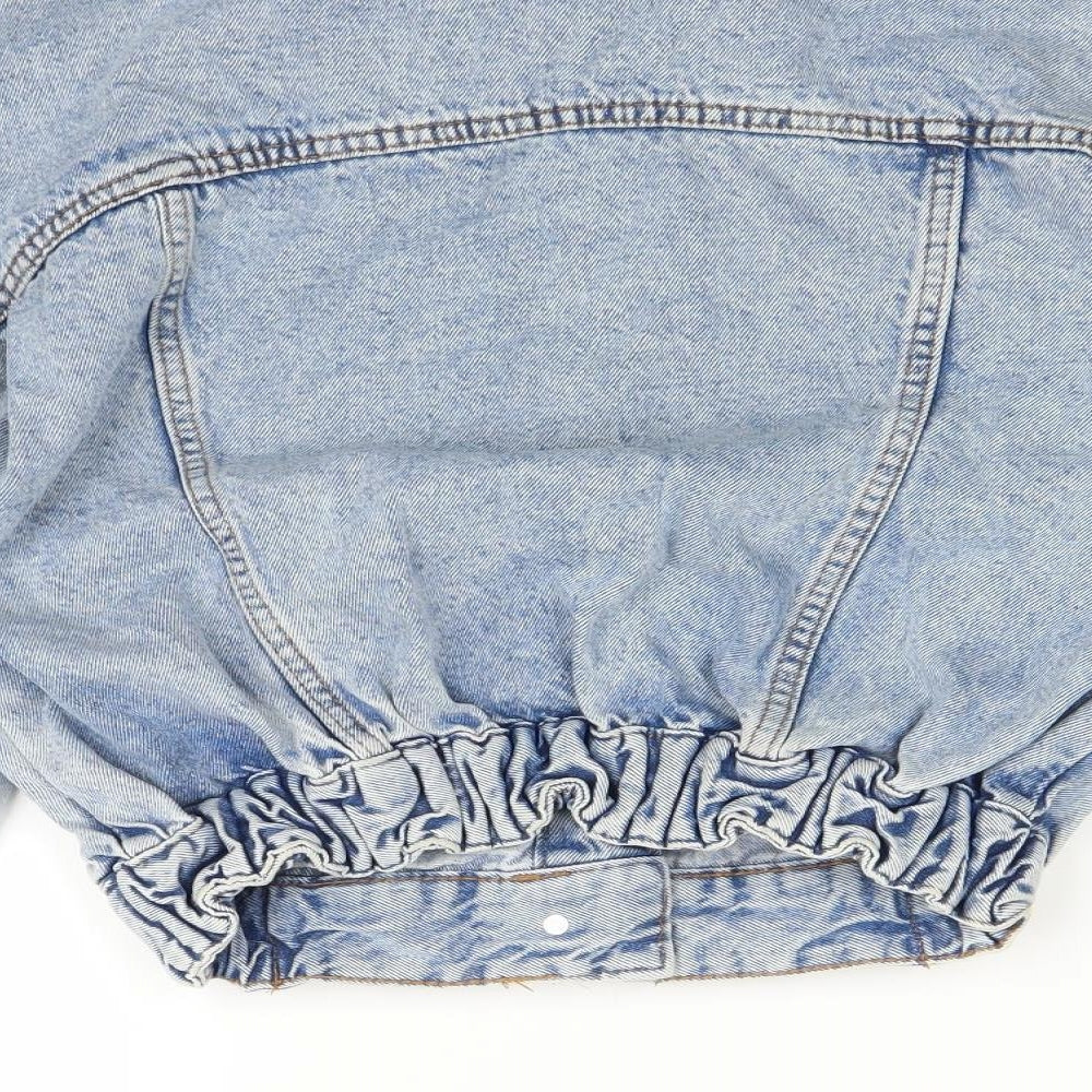 Primark Womens Blue  Denim Jacket  Size 4