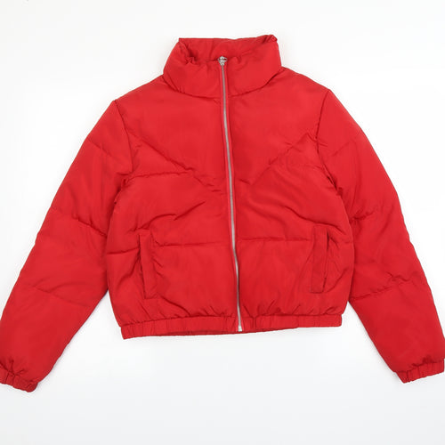 New Look Girls Red   Jacket Coat Size 12-13 Years