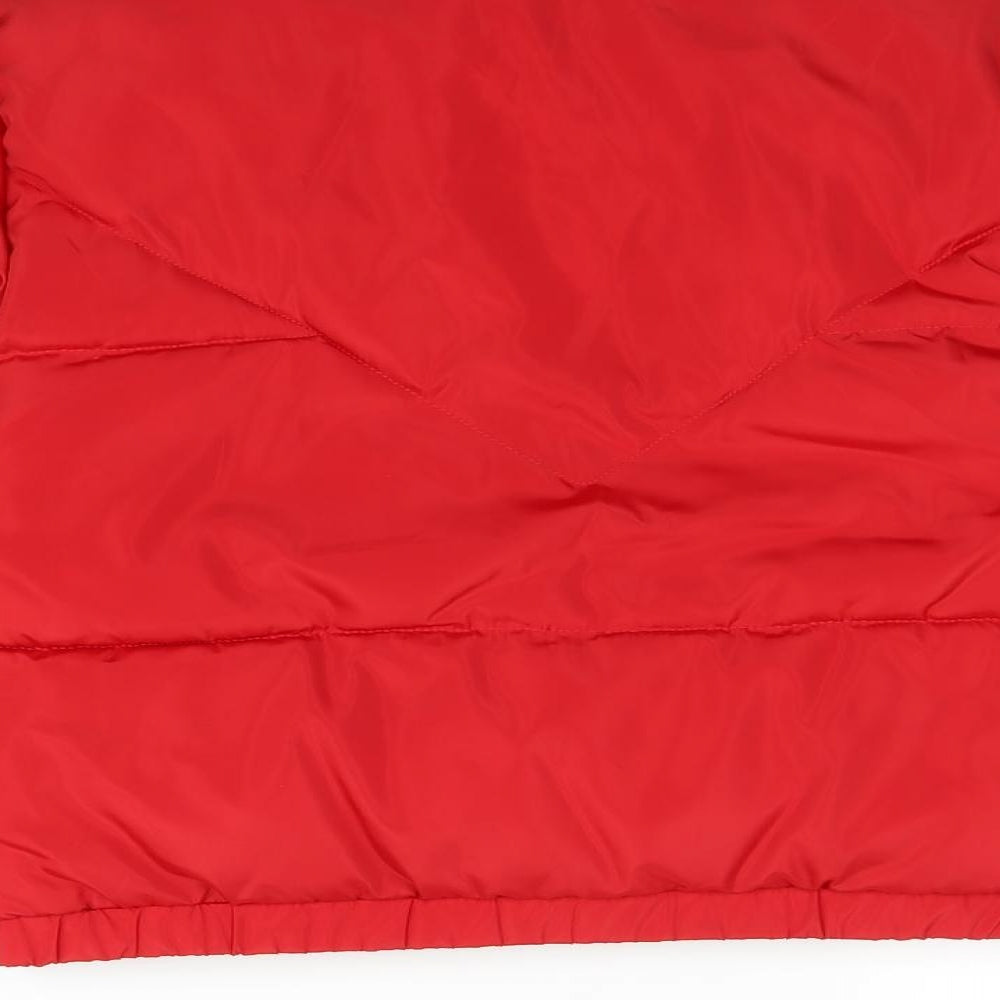 New Look Girls Red   Jacket Coat Size 12-13 Years