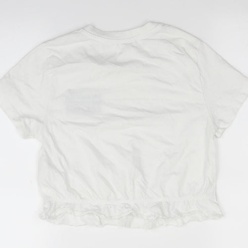 Primark Womens White   Basic T-Shirt Size XS