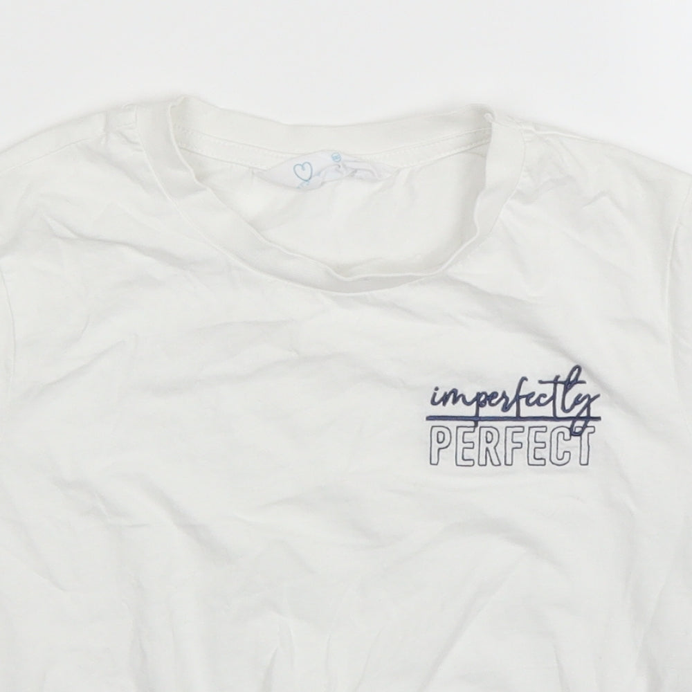 Primark Womens White   Basic T-Shirt Size XS