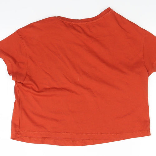 New Look Girls Orange   Basic T-Shirt Size 9 Years