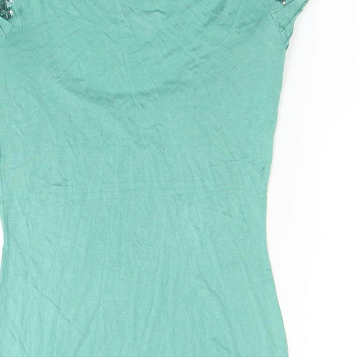 Debenhams Womens Green   Basic Blouse Size 8