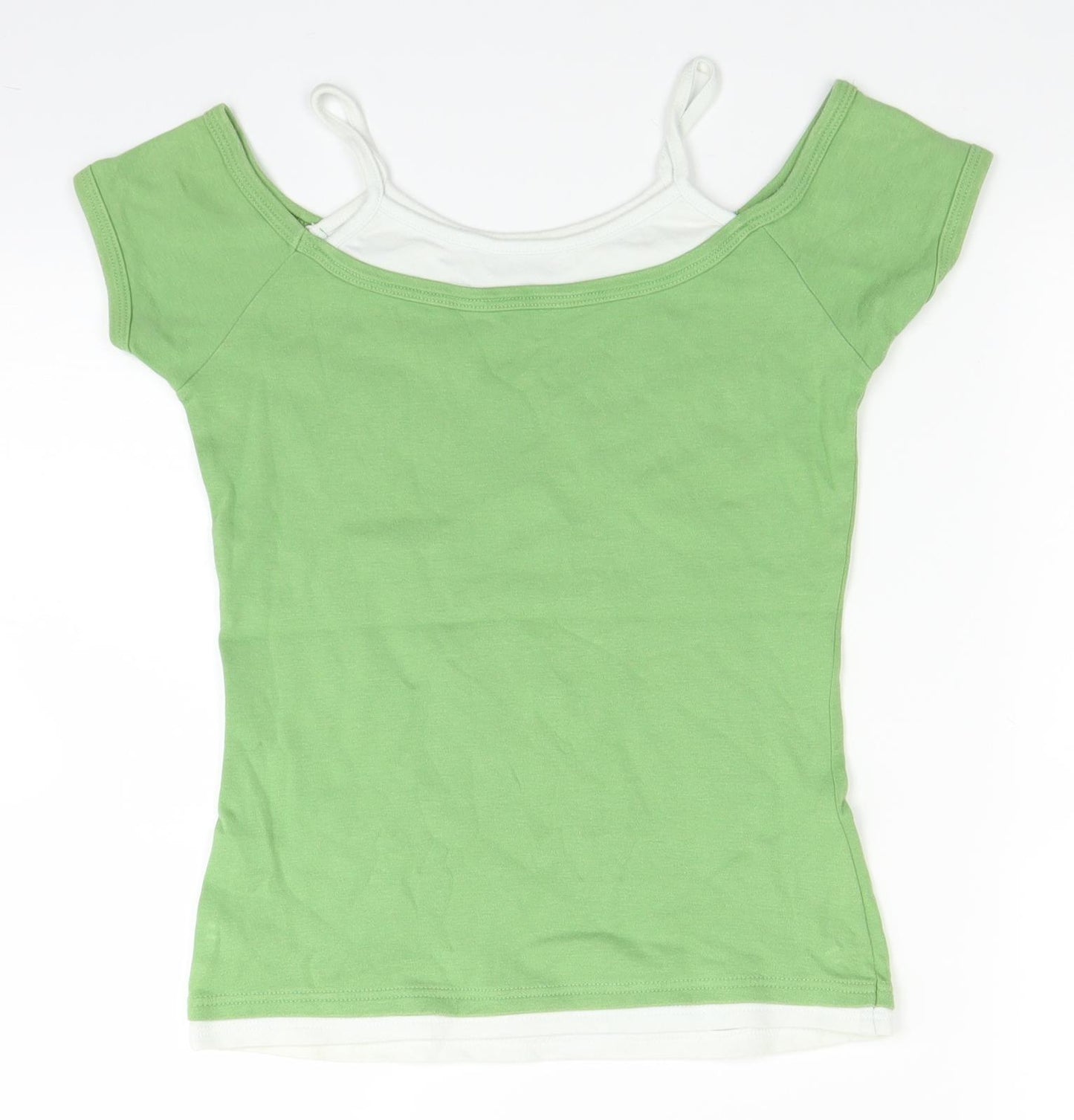 New Look Womens Green   Basic T-Shirt Size 10