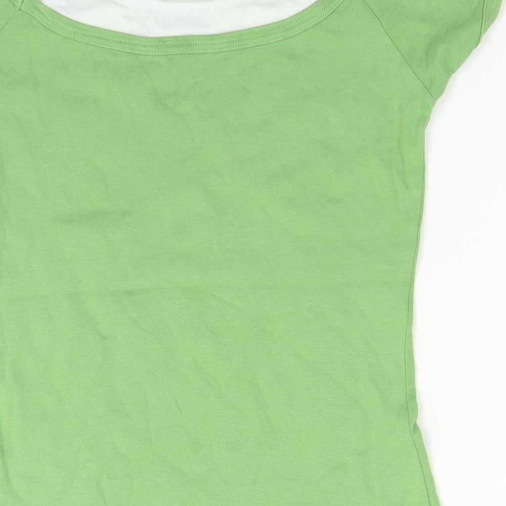 New Look Womens Green   Basic T-Shirt Size 10