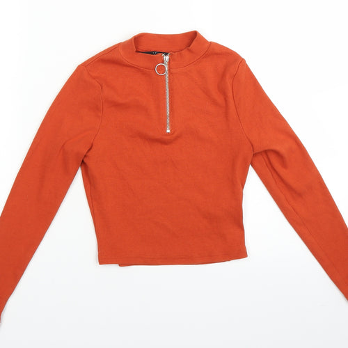 New Look Girls Orange   Pullover Jumper Size 10-11 Years