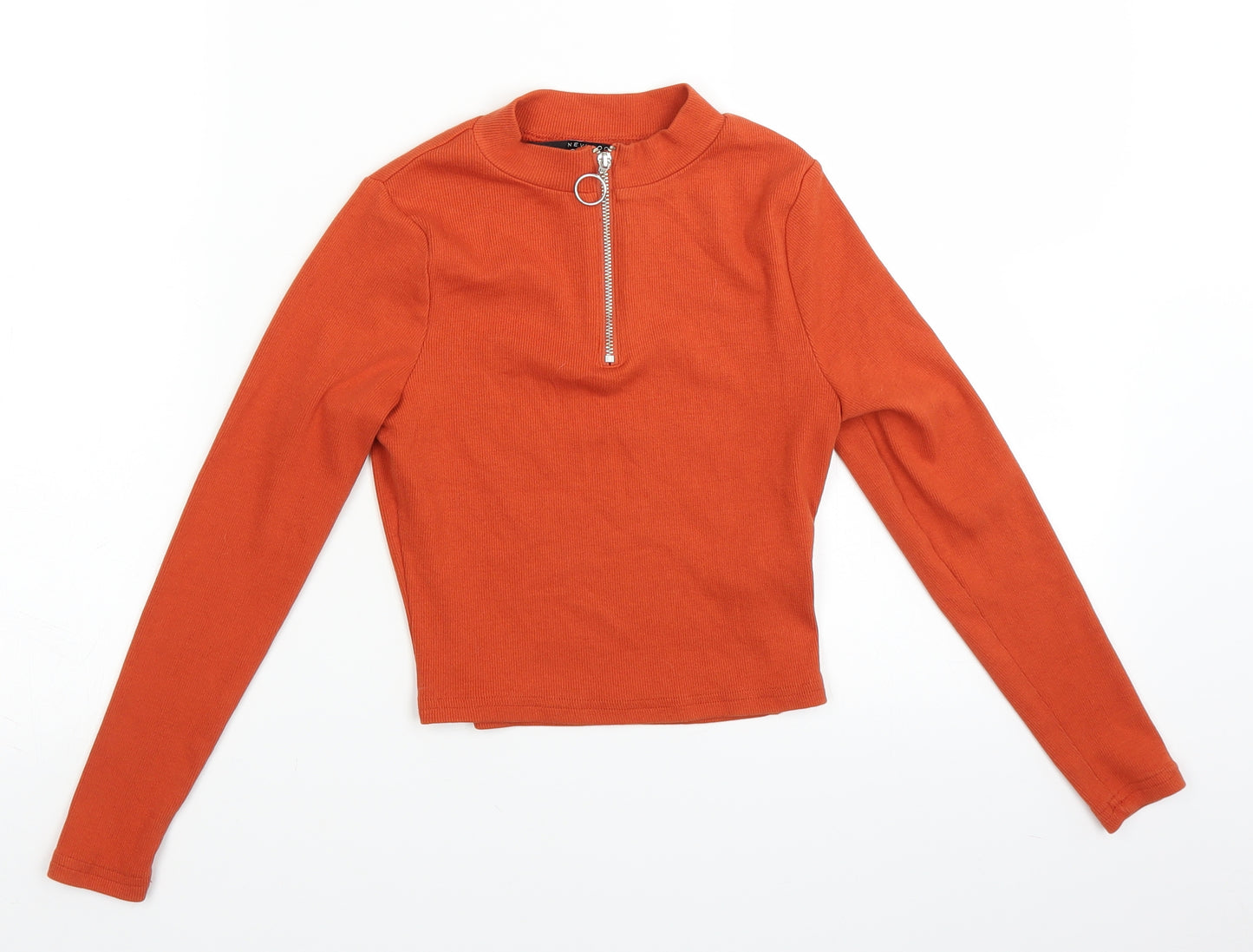 New Look Girls Orange   Pullover Jumper Size 10-11 Years
