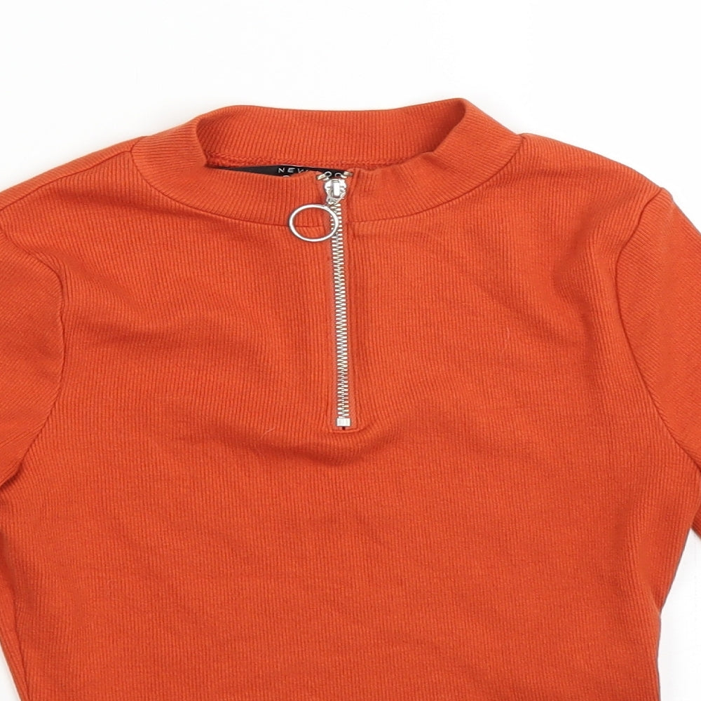 New Look Girls Orange   Pullover Jumper Size 10-11 Years