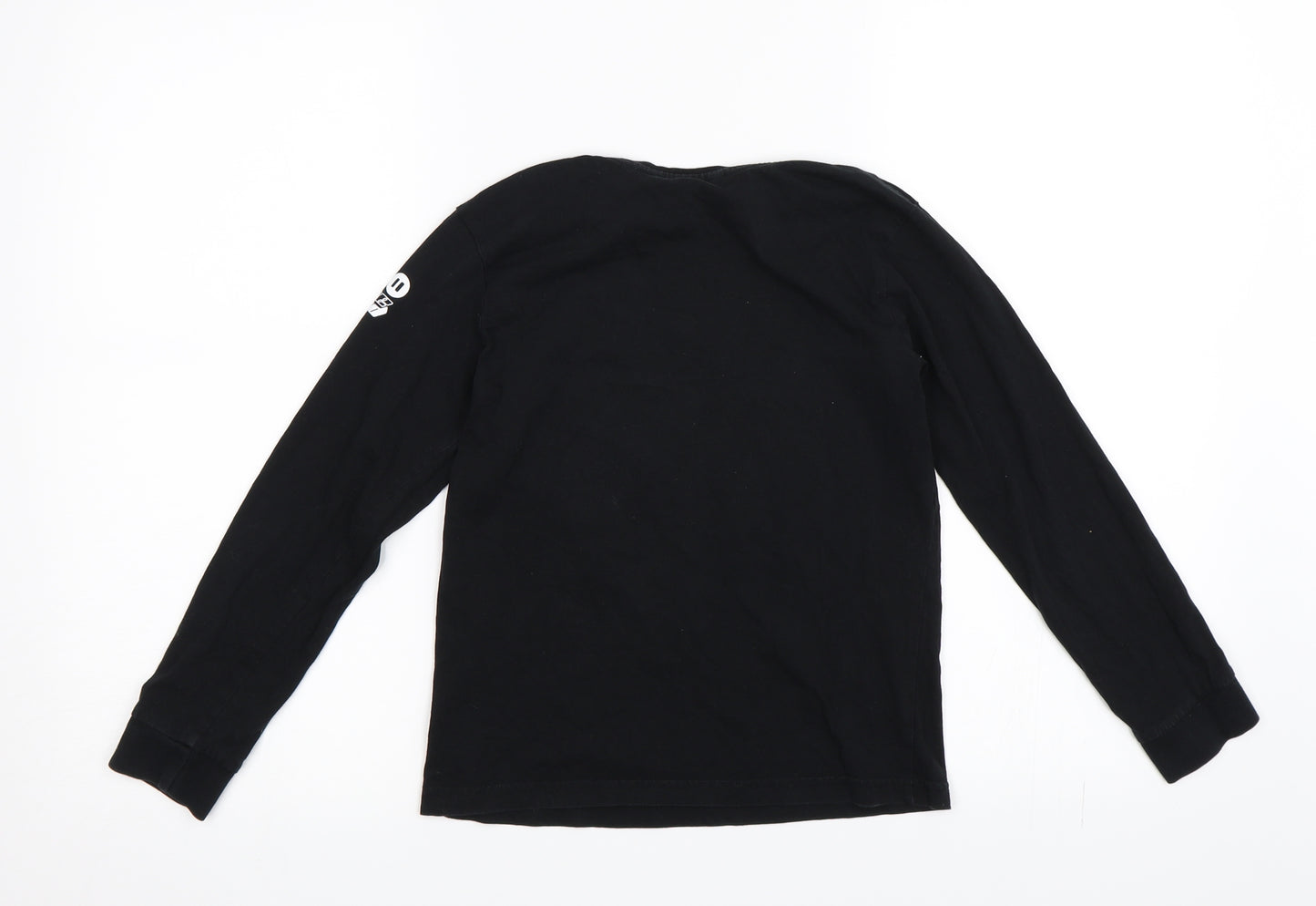 George Boys Black   Basic T-Shirt Size 8-9 Years  - Game squad