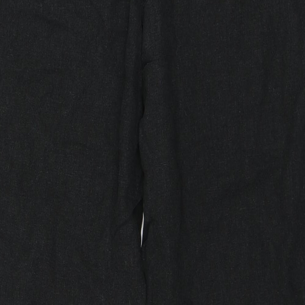 M&S Womens Black   Trousers  Size 14 L28.5 in