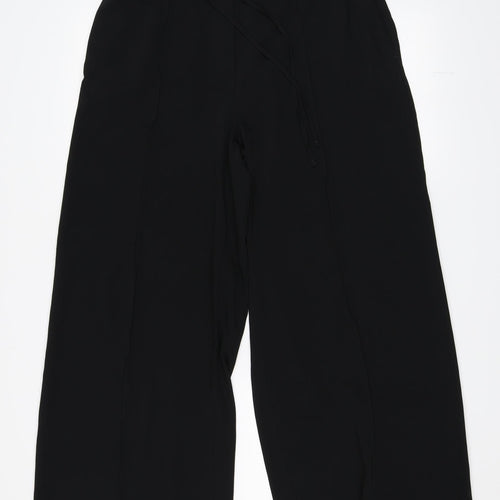M&S Womens Black   Trousers  Size 14 L27 in