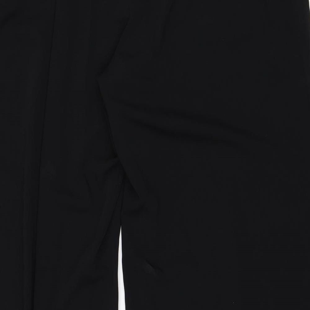 M&S Womens Black   Trousers  Size 14 L27 in