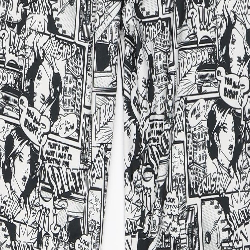 Crivit Womens Black   Jogger Leggings Size 8 L28 in - Cartoon