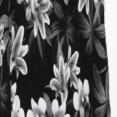 Bonmarché Womens Black Floral  Shift  Size 24