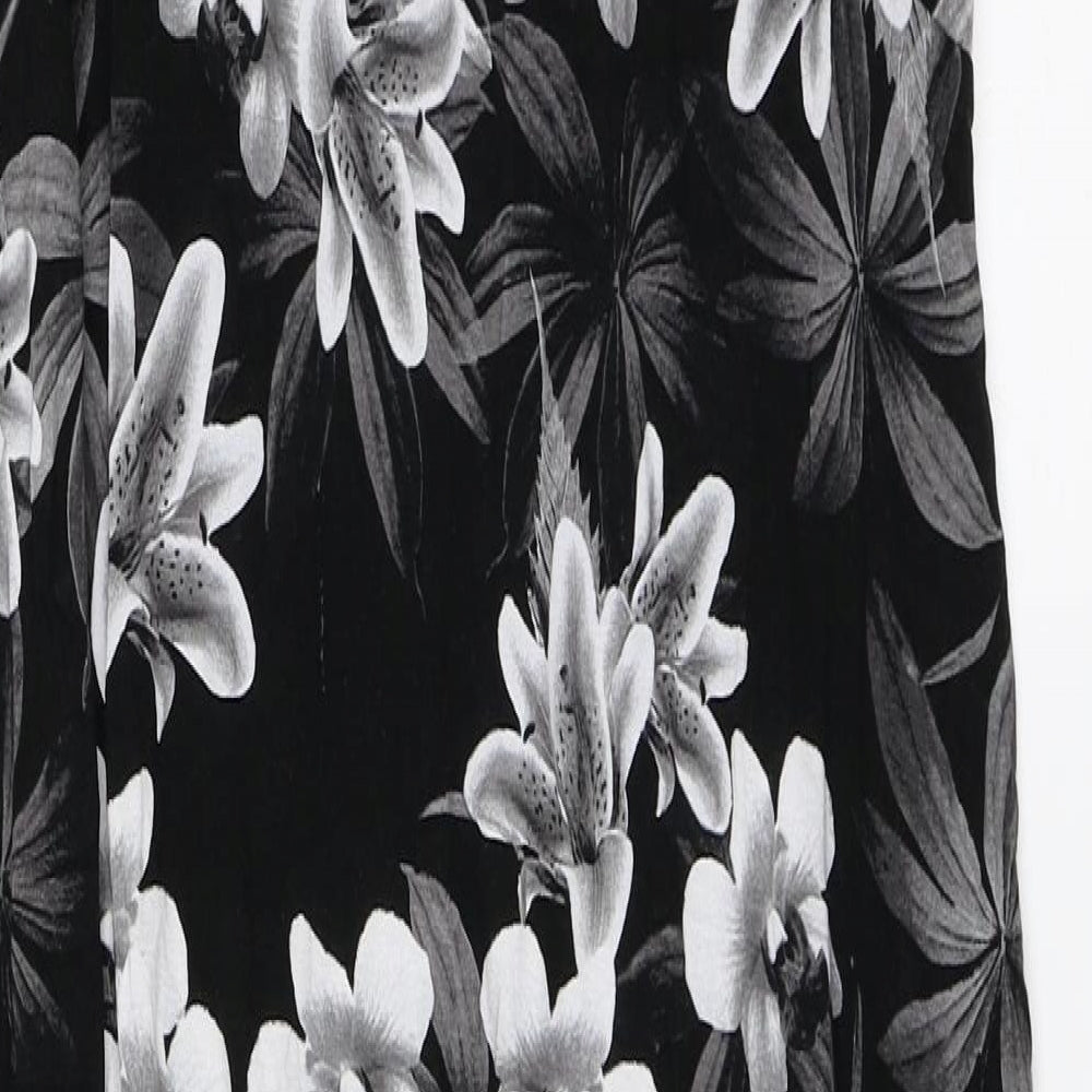 Bonmarché Womens Black Floral  Shift  Size 24
