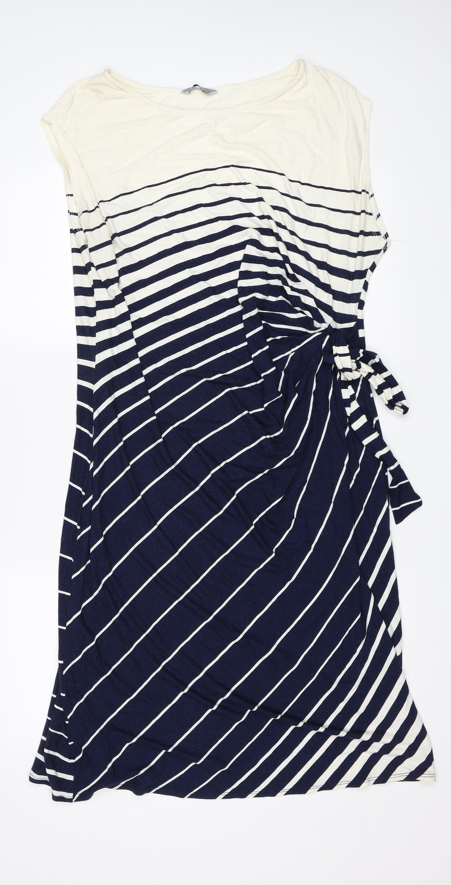 TU Womens Blue Striped  Shift  Size 20