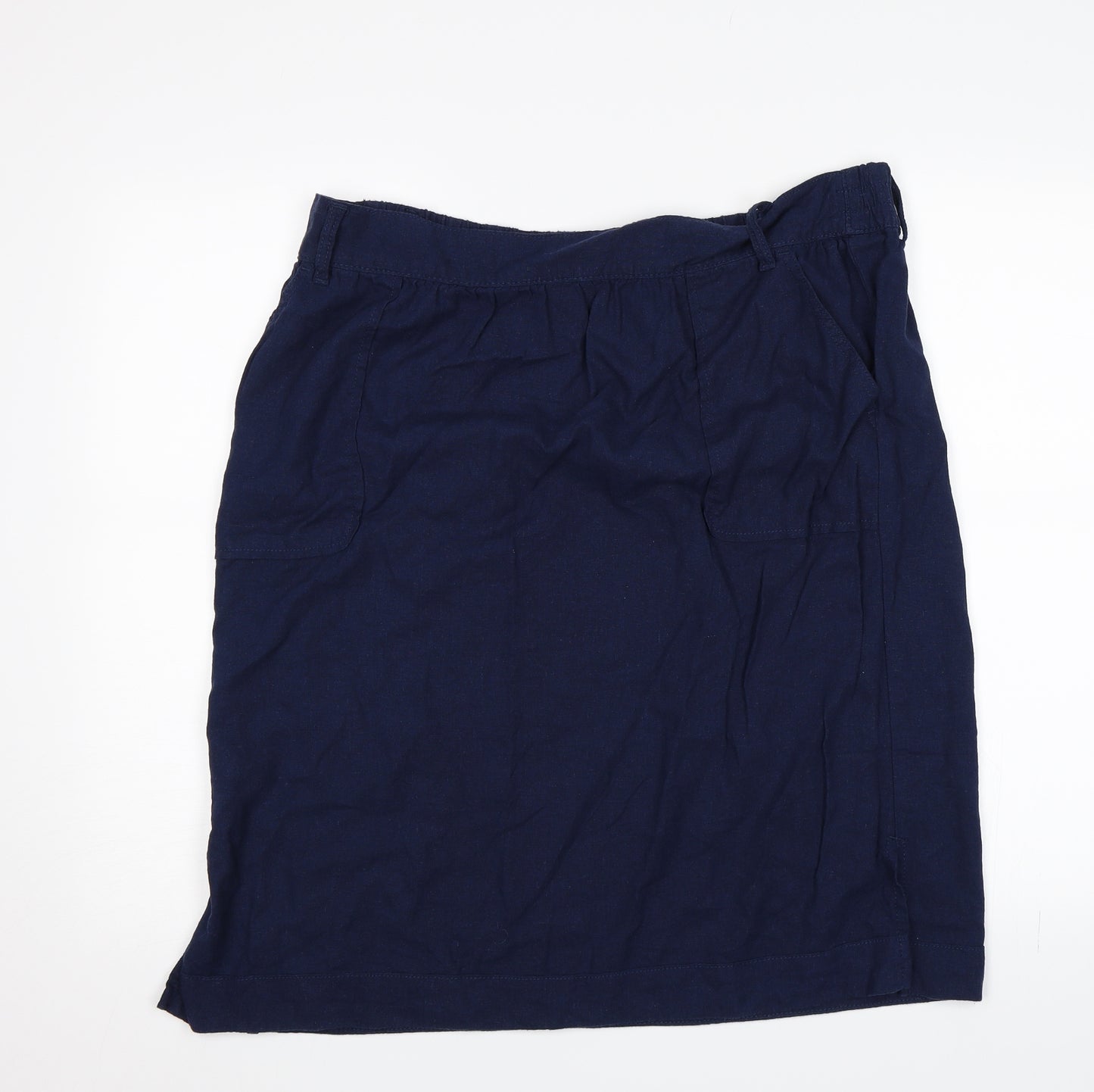 Papaya Womens Blue   Swing Skirt Size 18