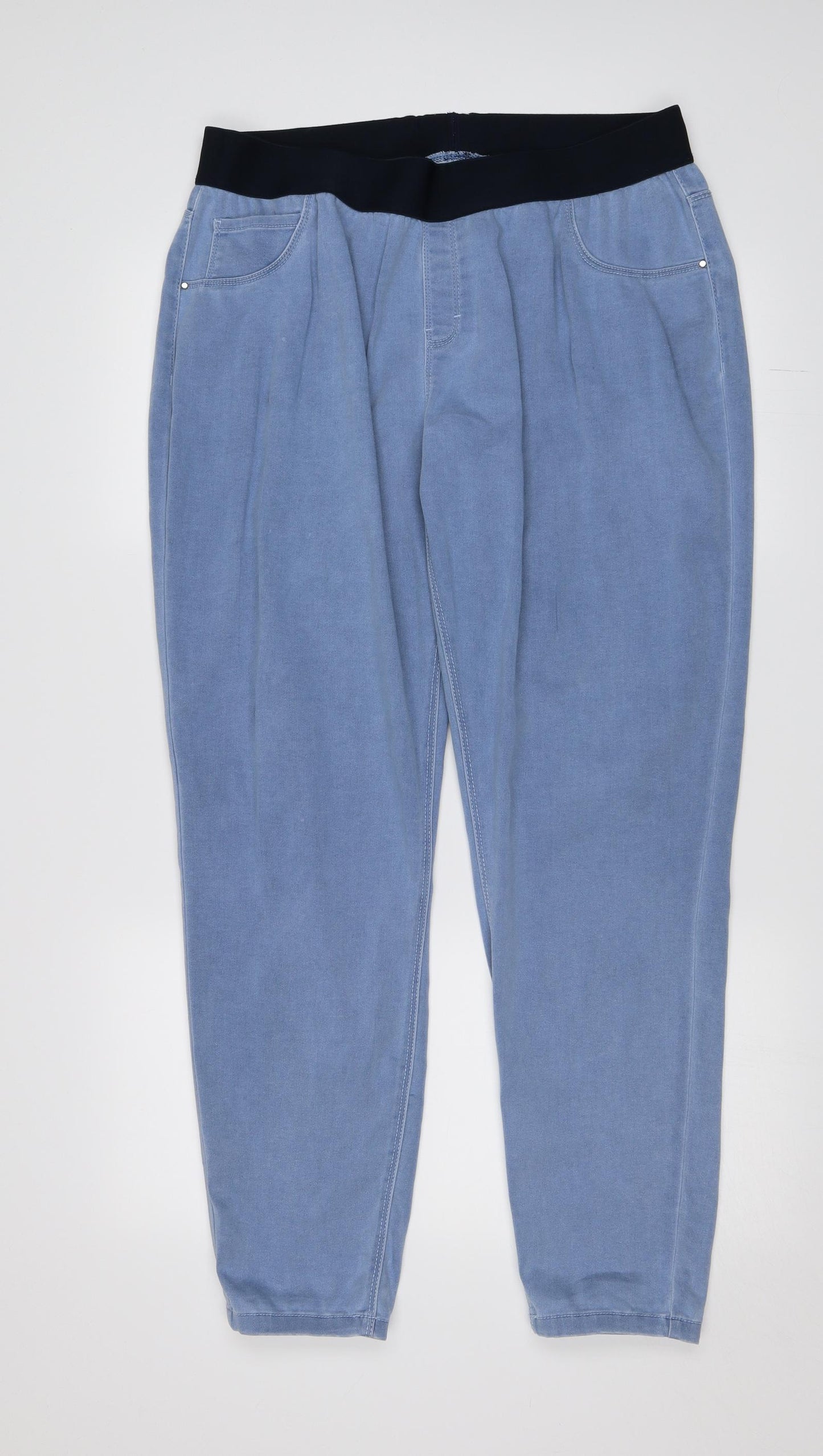 George Womens Blue   Trousers  Size 18 L28 in