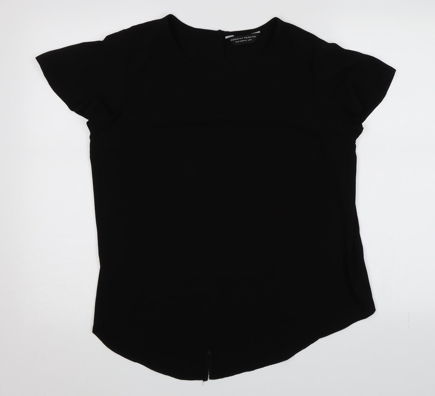 Dorothy Perkins Womens Black   Basic Blouse Size 16