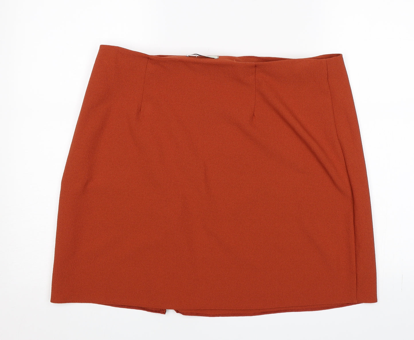 George Womens Orange   Skater Skirt Size 16