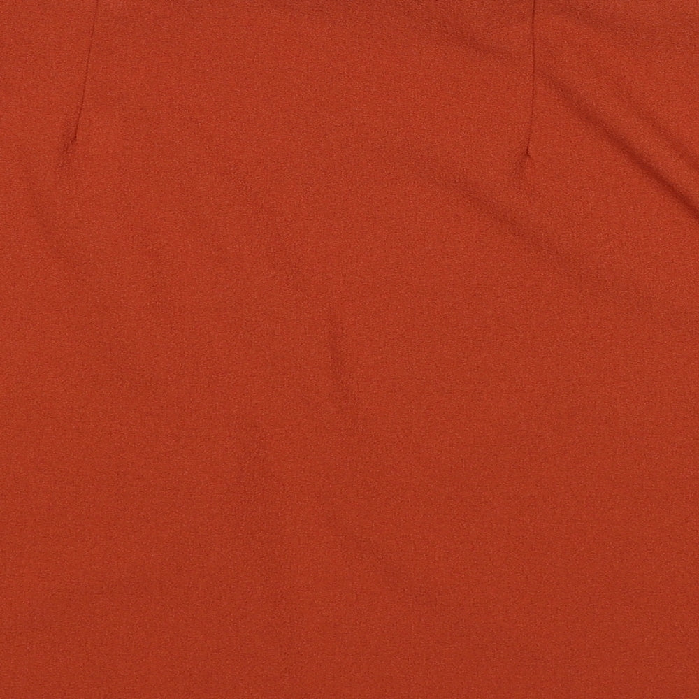 George Womens Orange   Skater Skirt Size 16