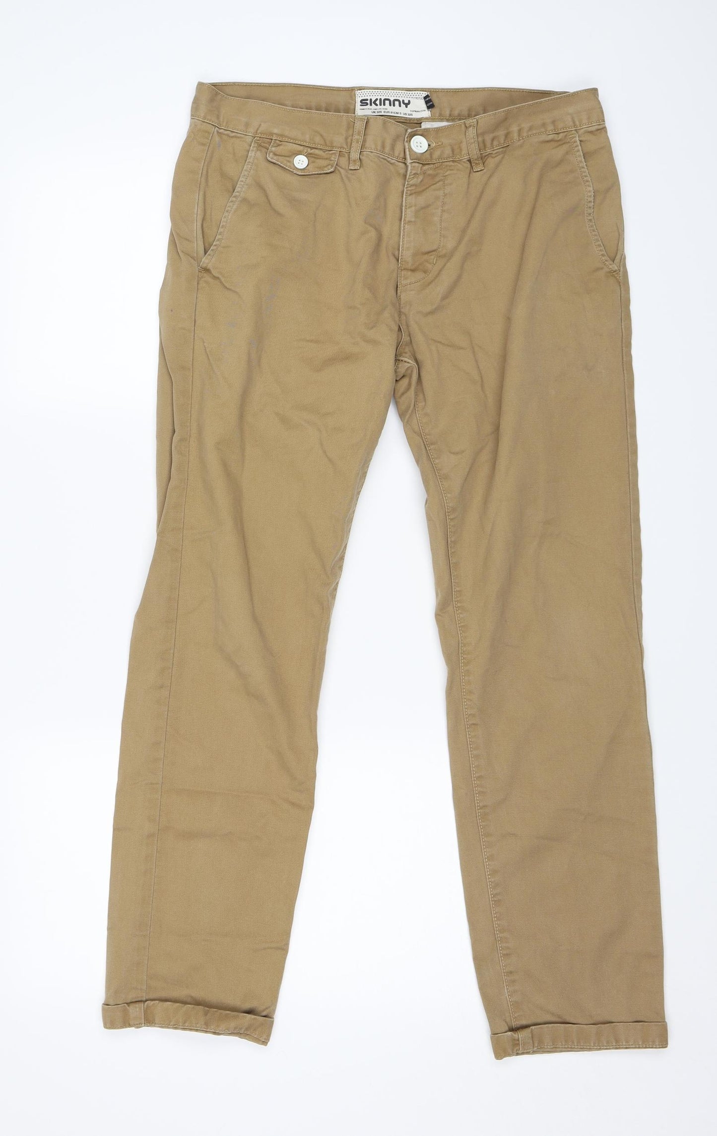 Topman Mens Beige   Trousers  Size 32 L27 in